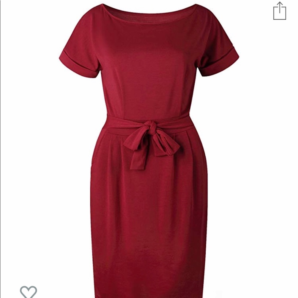 Belted dress